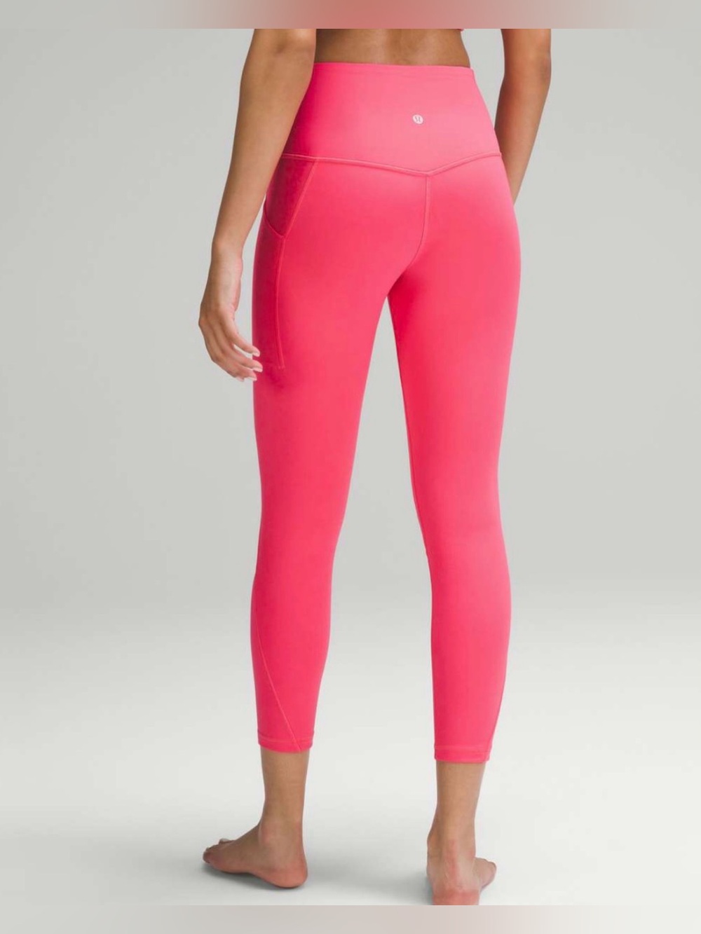 lululemon Align High-Rise Pant with Pockets 25" Pink Lip Gloss Size 2